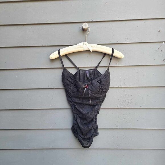 Victorias Secret Black Sexy Little Things Corset size Large - Picture 6 of 7